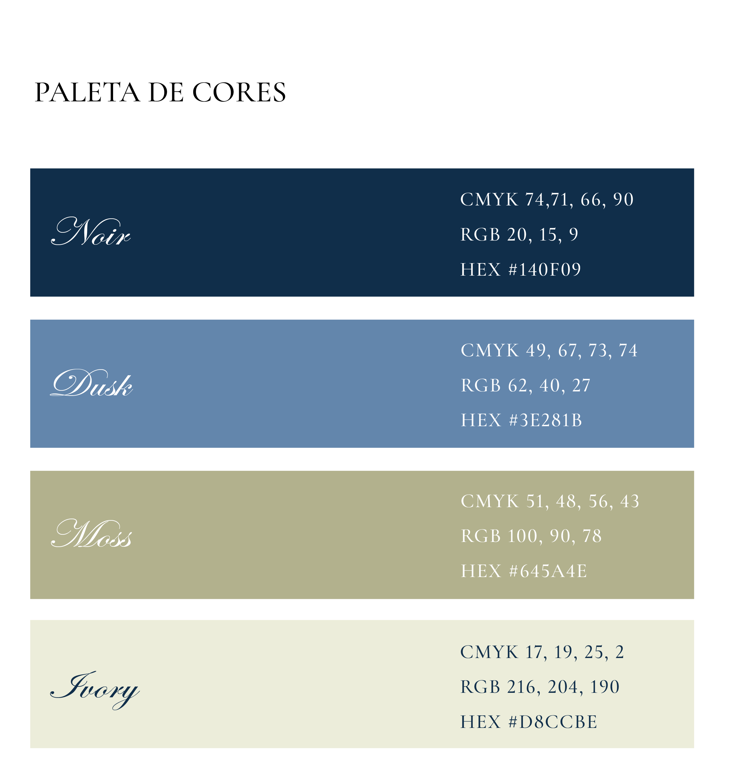 Paleta de cores